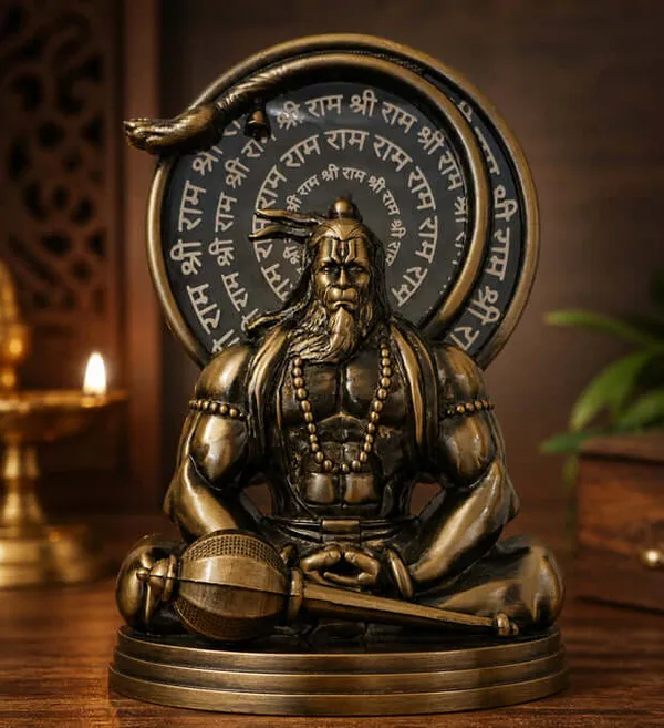 Hanumanji_Idol_Gold
