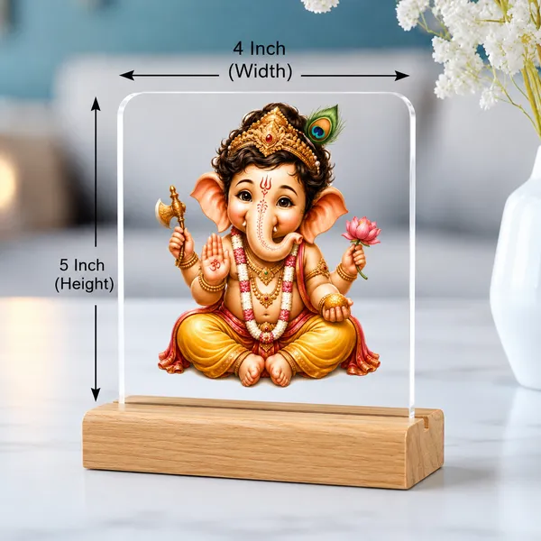 Pinewood_Acrylic_Religious_Ganesha_Print_Tabletop_Decor