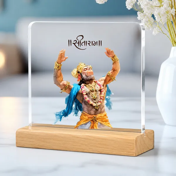 Pinewood_Acrylic_Religious_Hanuman_Print_Photo_Block