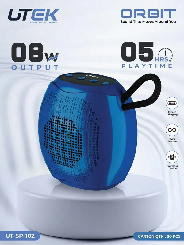 Utek_Portable_Speaker_With_Carry_Loop
