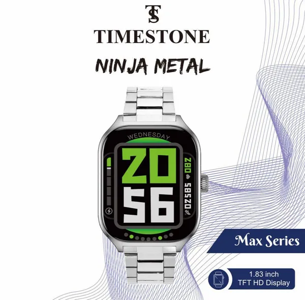 Timestone_Silver_Metal_Smartwatch