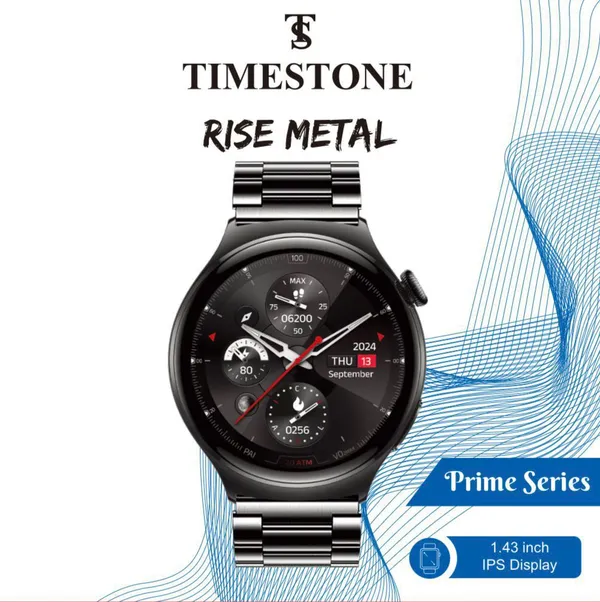 Timestone_Rise_Metal_Smartwatch_With_Metal_Bracelet