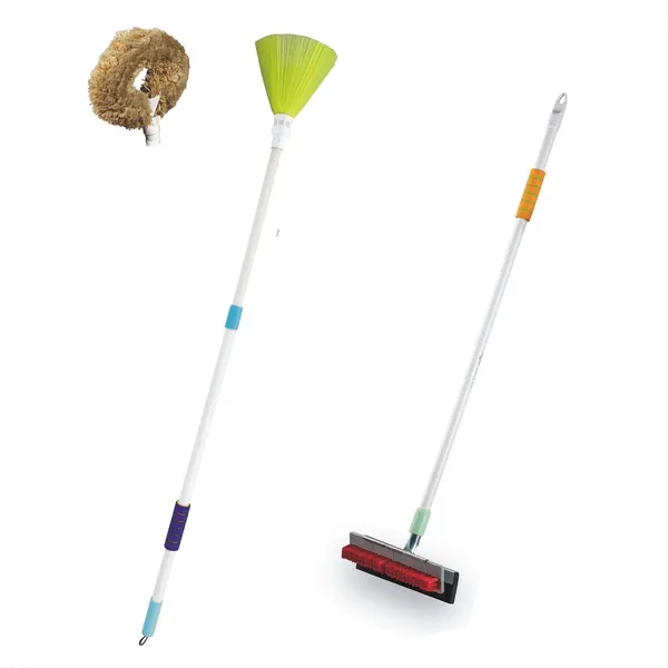 Extendable_Broom_With_Brush_Heads_And_Floor_Wiper_Scrub_Brush_Set