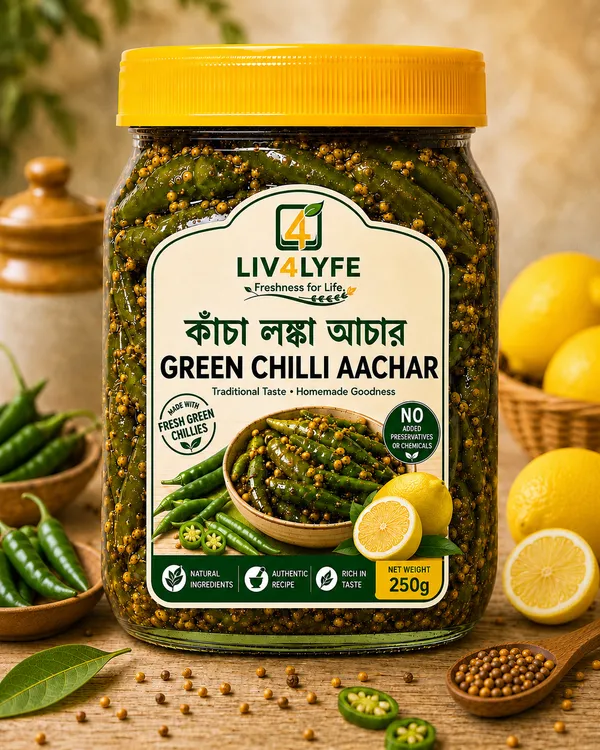 Liv4Lyfe_Green_Chilli_Pickle_500G