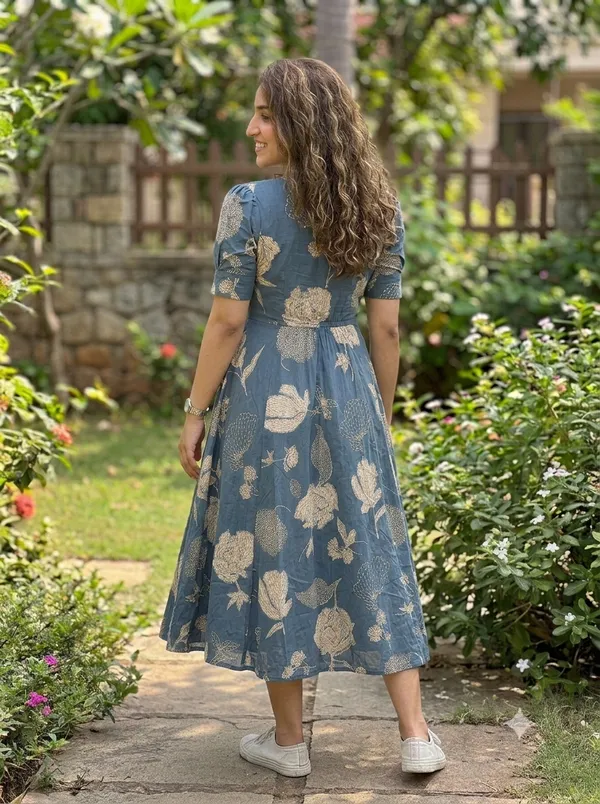 Blue_Rayon_Dress_For_Women
