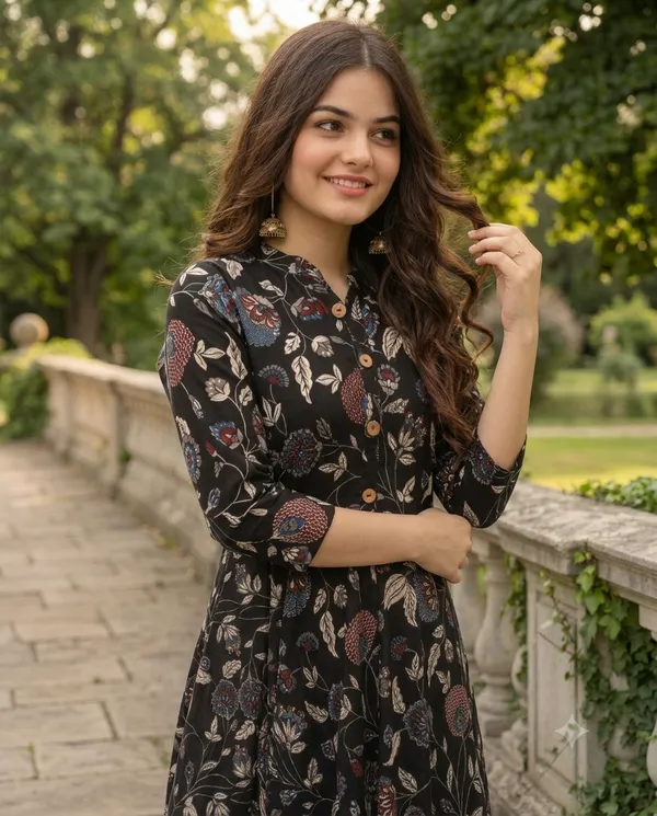 Black_Cotton_Dress_For_Women