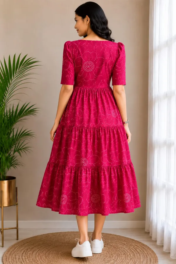 Pink_Cotton_Dress_For_Women