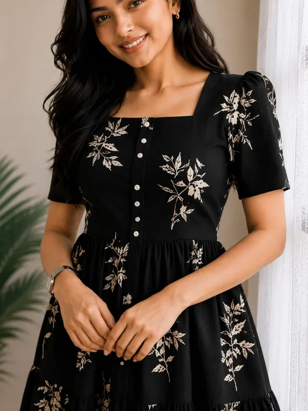 Black_Cotton_Dress_For_Women