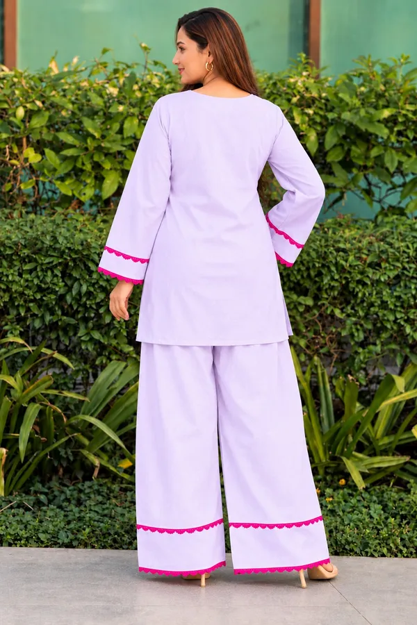 Lavender_Lace_Trim_Kurta_Palazzo_Set_For_Women
