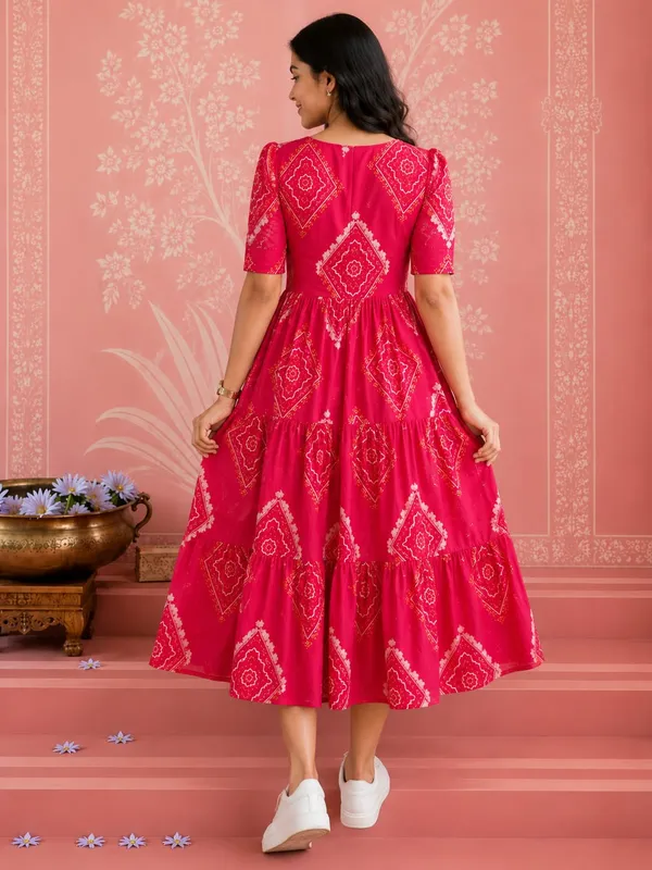 Pink_Cotton_Dress_For_Women