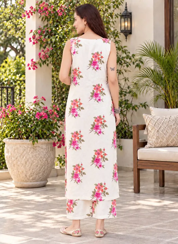 White_Floral_Print_Straight_Kurta_Palazzo_Set_for_Women