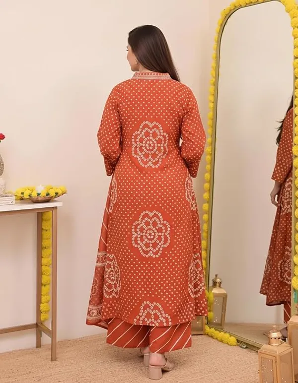 Rust_Printed_Straight_Kurta_Set_for_Women