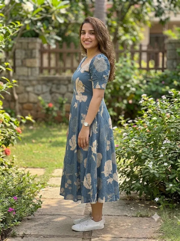 Blue_Rayon_Dress_For_Women