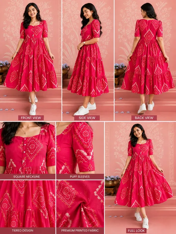 Pink_Cotton_Dress_For_Women