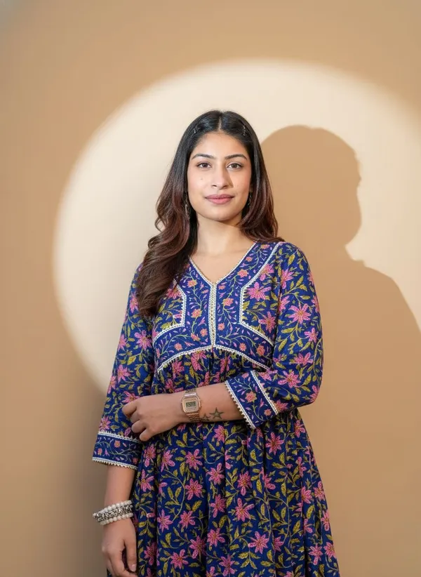 Navy_Floral_Printed_Fit_And_Flare_Dress_For_Women