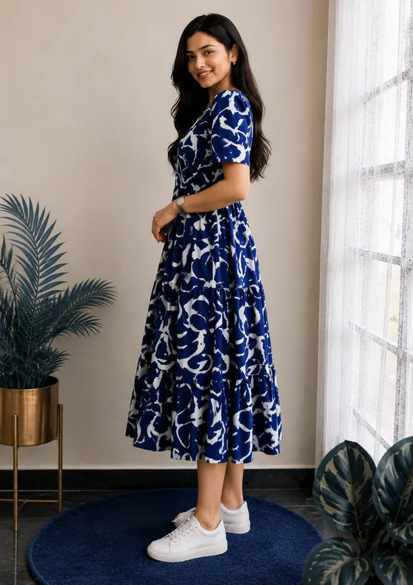 Blue_Cotton_Dress_For_Women