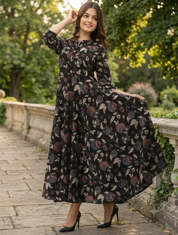 Black_Cotton_Dress_For_Women