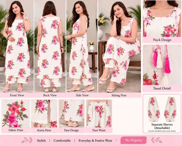 White_Floral_Print_Straight_Kurta_Palazzo_Set_for_Women