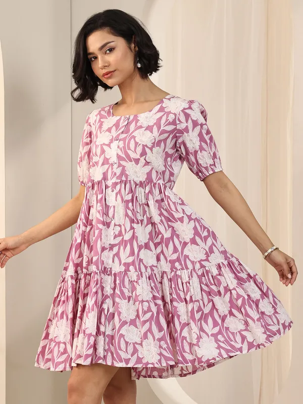 Pink_Cotton_Dress_For_Women