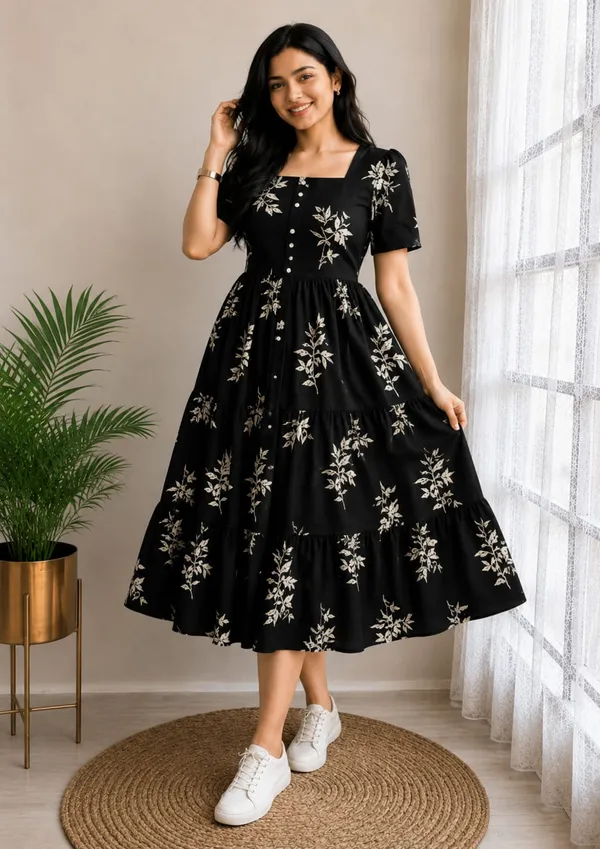 Black_Cotton_Dress_For_Women