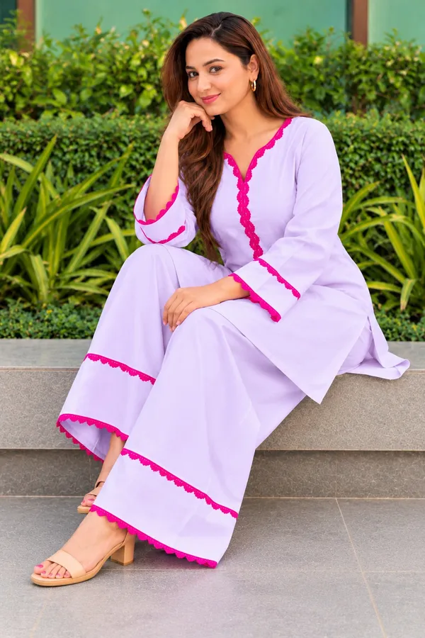 Lavender_Lace_Trim_Kurta_Palazzo_Set_For_Women
