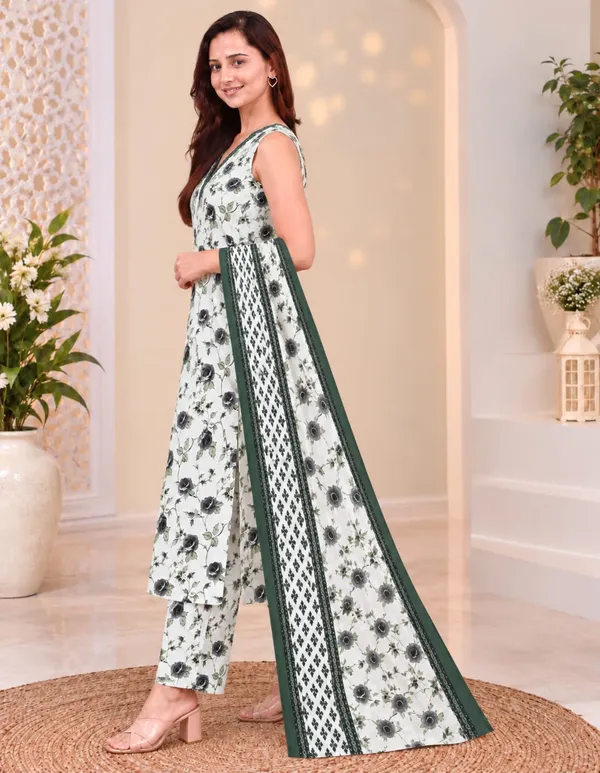 White_Floral_Print_Straight_Kurta_Set_for_Women