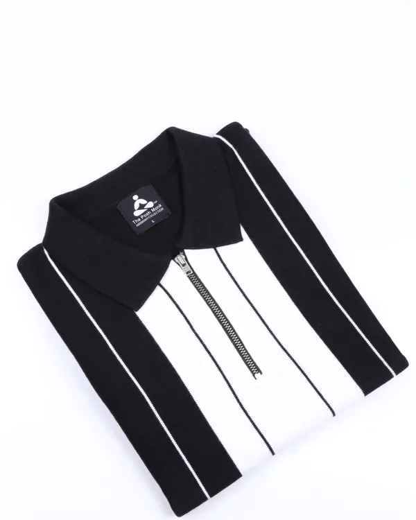 Retro_Inspired_Flat_Knit_Polo_T_Shirt