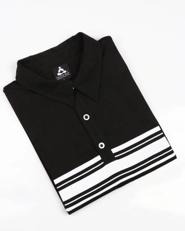 Black_Polyester_Striped_Performance_Polo_T-Shirt_For_Men