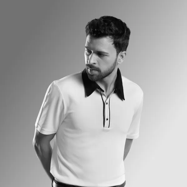 White_Polyester_Buttoned_Performance_Polo_T-Shirt_For_Men