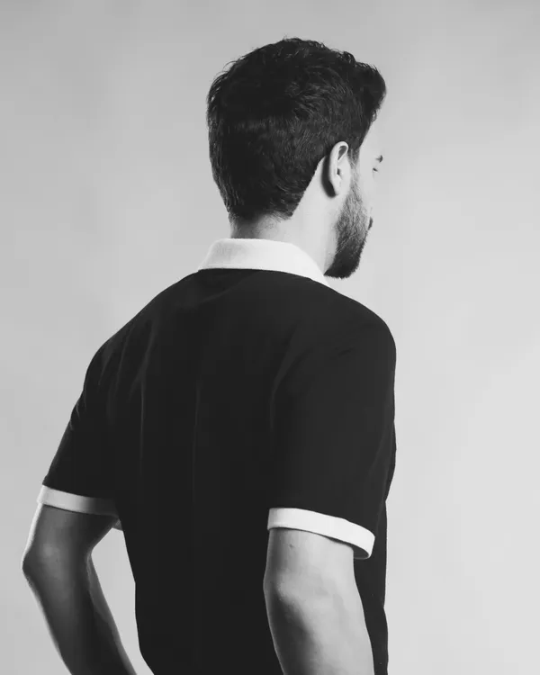 Black_Polyester_Contrast_Zipper_Performance_Polo_T-Shirt_For_Men