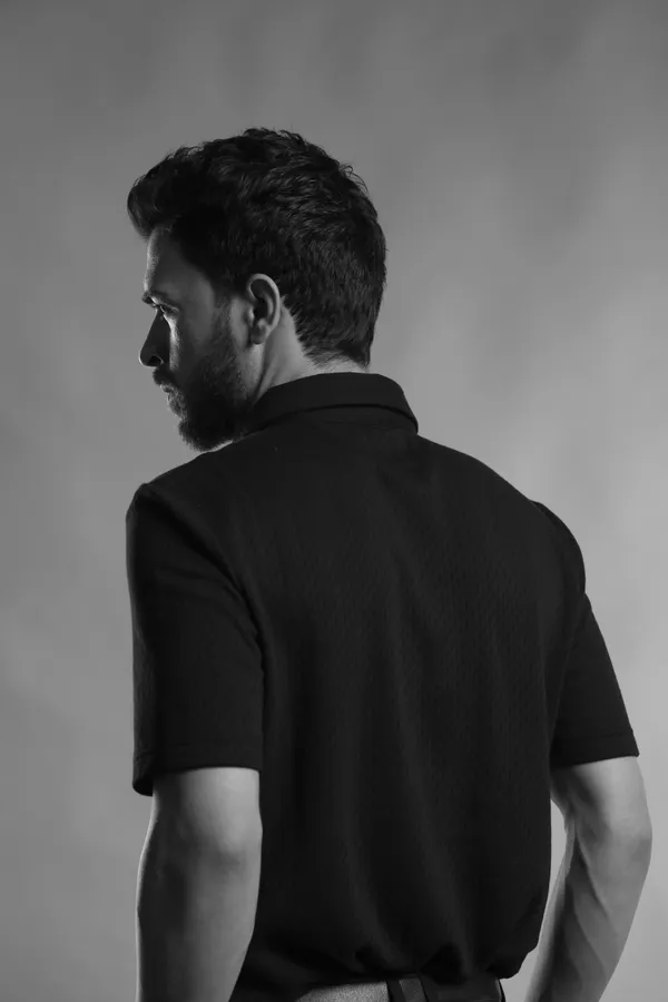 Black_Polyester_Textured_Performance_Polo_T-Shirt_For_Men