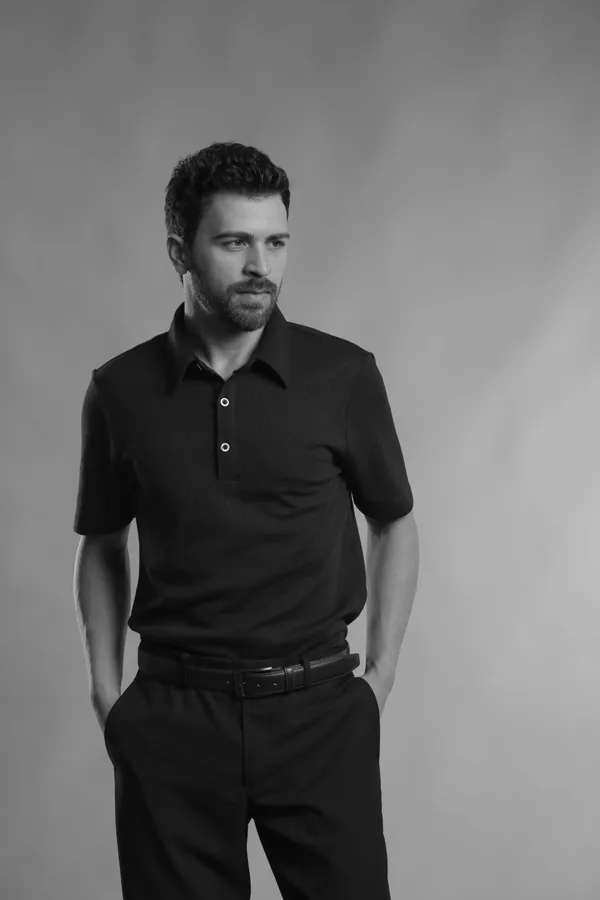 Black_Polyester_Textured_Performance_Polo_T-Shirt_For_Men