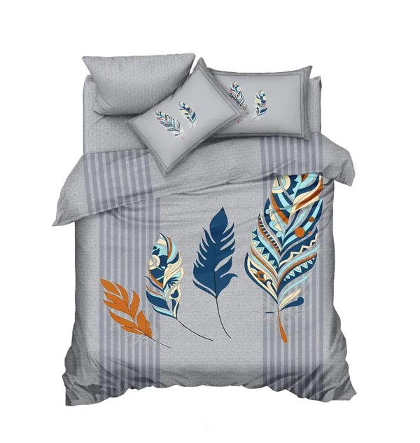 Grey_Cotton_Super_King_Double_Bedsheet_For_Bedroom