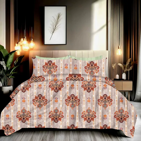 Multicolor_Cotton_Super_King_Double_Bedsheet_For_Bedroom