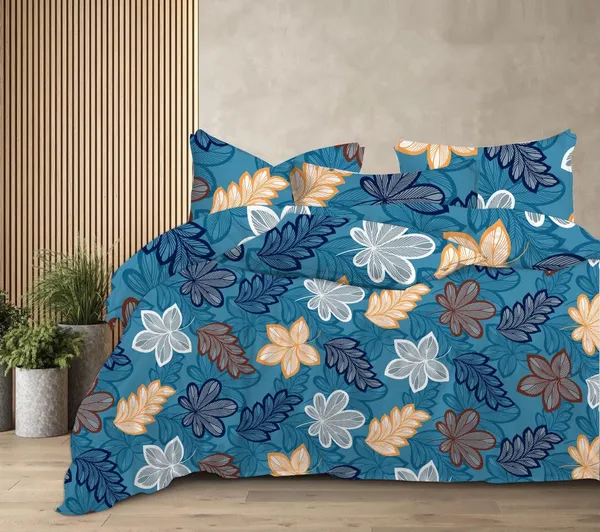 Blue_Cotton_Super_King_Double_Bedsheet_For_Bedroom