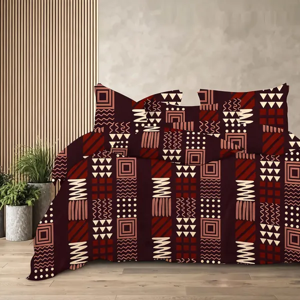 Maroon_Cotton_Super_King_Double_Bedsheet_For_Bedroom