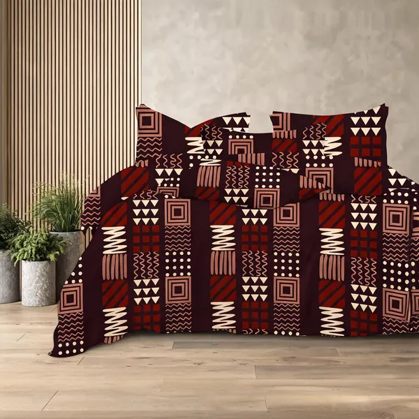 Maroon_Cotton_Super_King_Double_Bedsheet_For_Bedroom