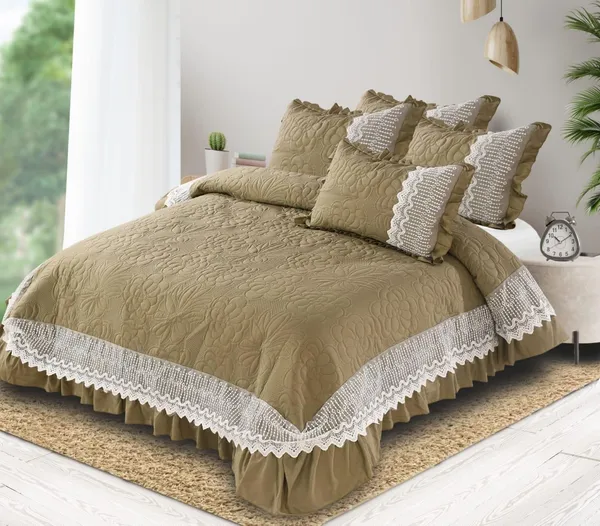 Beige_Cotton_Lace_Bed_Cover_For_Bedroom