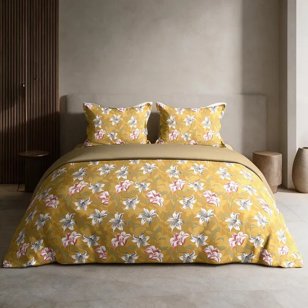 Mustard_Cotton_Super_King_Double_Bedsheet_For_Bedroom
