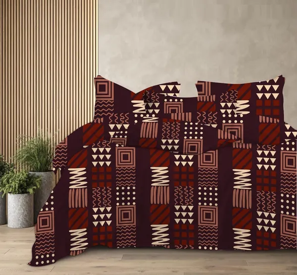 Maroon_Cotton_Super_King_Double_Bedsheet_For_Bedroom
