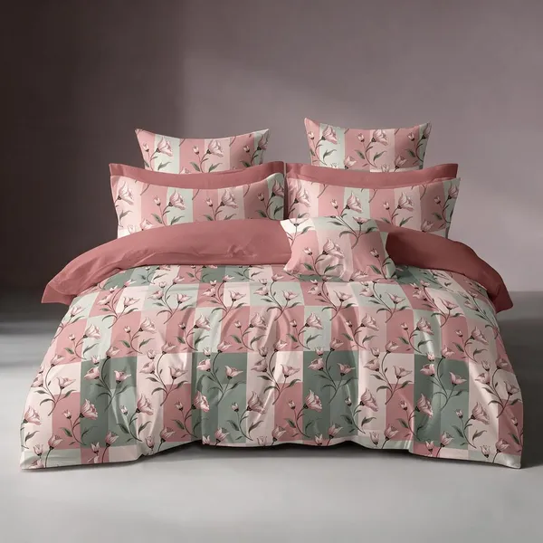 Pink_Cotton_Super_King_Double_Bedsheet_For_Bedroom