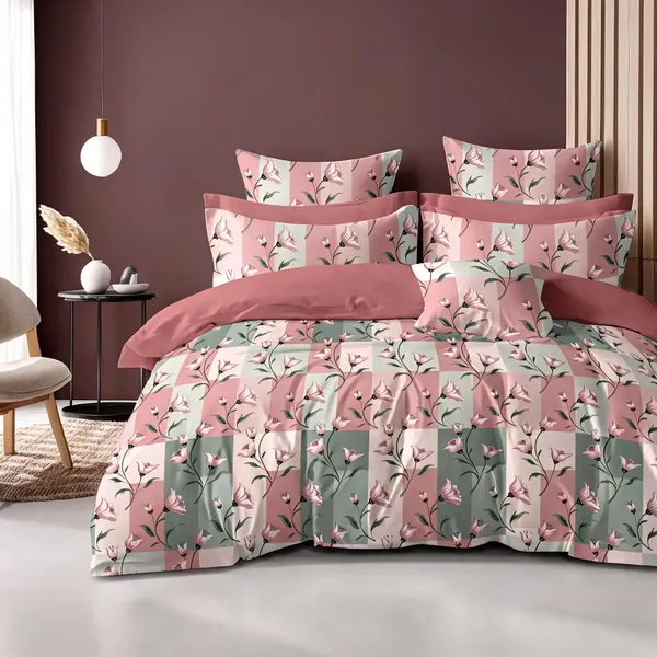 Pink_Cotton_Super_King_Double_Bedsheet_For_Bedroom
