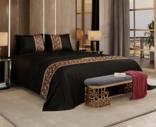 Black_Cotton_Double_Bedsheet_For_Bedroom