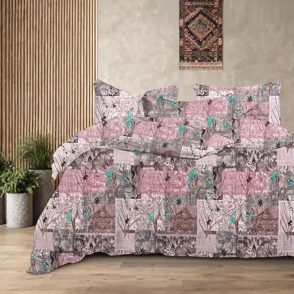 Multicolor_Cotton_Super_King_Double_Bedsheet_For_Bedroom