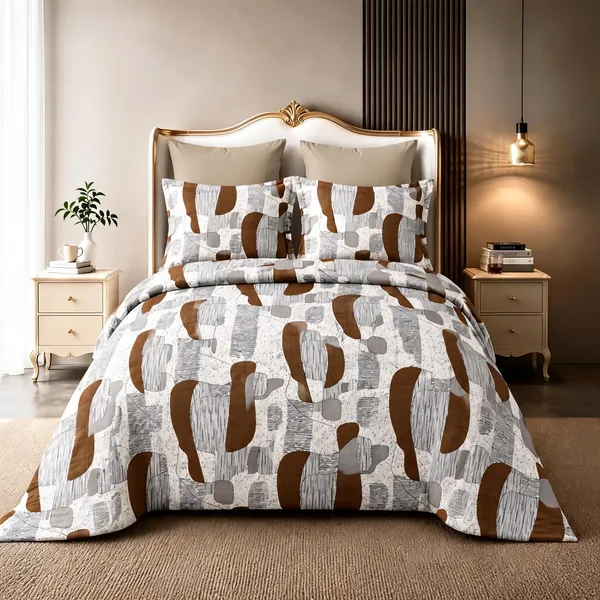 Brown_Cotton_Super_King_Double_Bedsheet_For_Bedroom