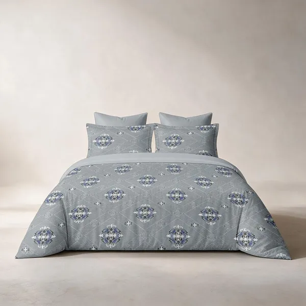 Grey_Cotton_Super_King_Double_Bedsheet_For_Bedroom
