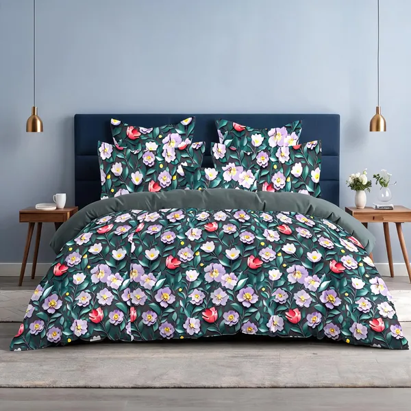 Multicolor_Cotton_Super_King_Double_Bedsheet_For_Bedroom