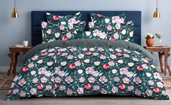 Multicolor_Cotton_Super_King_Double_Bedsheet_For_Bedroom