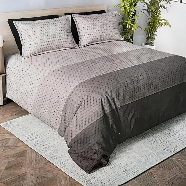 Grey_Cotton_Double_Bedsheet_For_Bedroom
