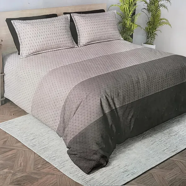 Grey_Cotton_Double_Bedsheet_For_Bedroom
